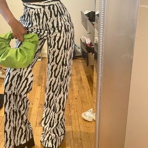 Zebra Print Pants